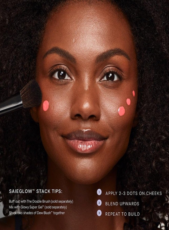 Saie Dew Liquid Blush for Cheeks Trio - Hydrating Cream Blush Stick Set with a Blendable + Buildable Formula - Skincare Infused Dewy Face Blushes for a Natural Flush - Baby, Sweetie, & Spicy (3 Count) - Image 4